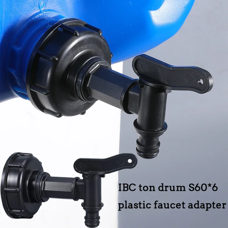 S60*6 крышка для переноса IBC фитинги клапана тонны 3/4 дюйма резьбовой пластиковый