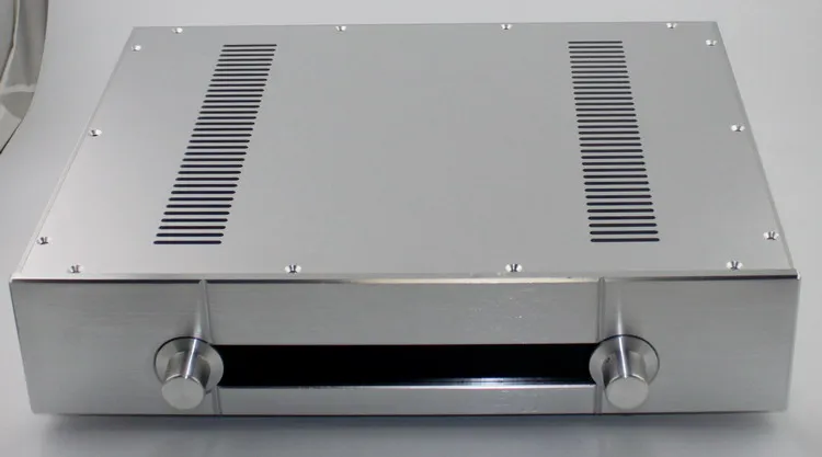 

case size:430*92*343mm WA39 Full aluminum Silver amplifier chassis/Imitation Gawain pre-amplifier/AMP Enclosure/case/DIY box