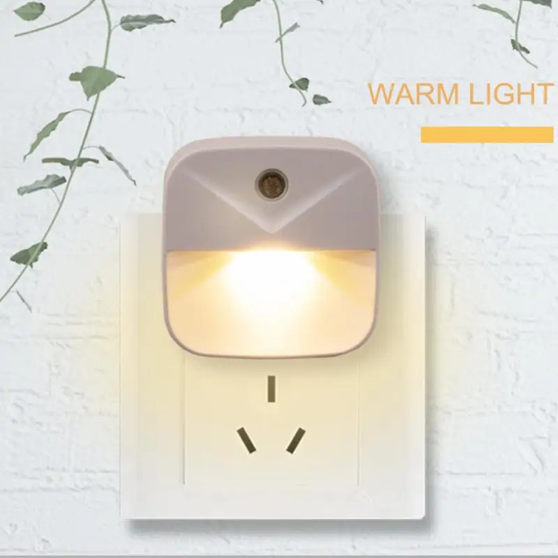 

2 Color White Warm LED Sensor Ligh Wireless Control Night Light EU US Plug Wide Angle Sense Night Lamp Bedside Kids Bedroom Lamp
