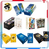 naruto anime collectibles cards box one piece flash gold card demon slayer figure dark magician girl hobby toys for boys gift