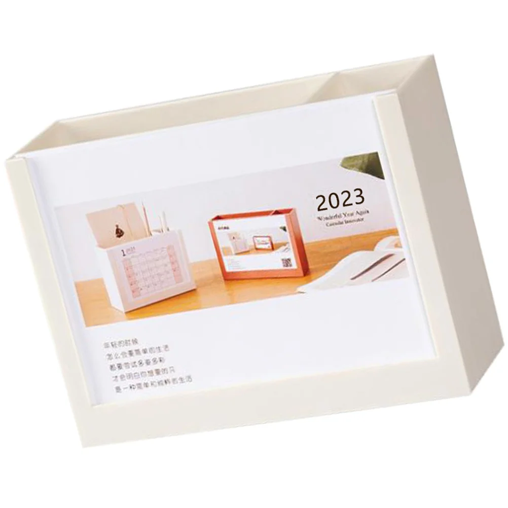 

Calendar Desktop Home Schedule Plannerholder Office Storage Case Dailypen Tabletop