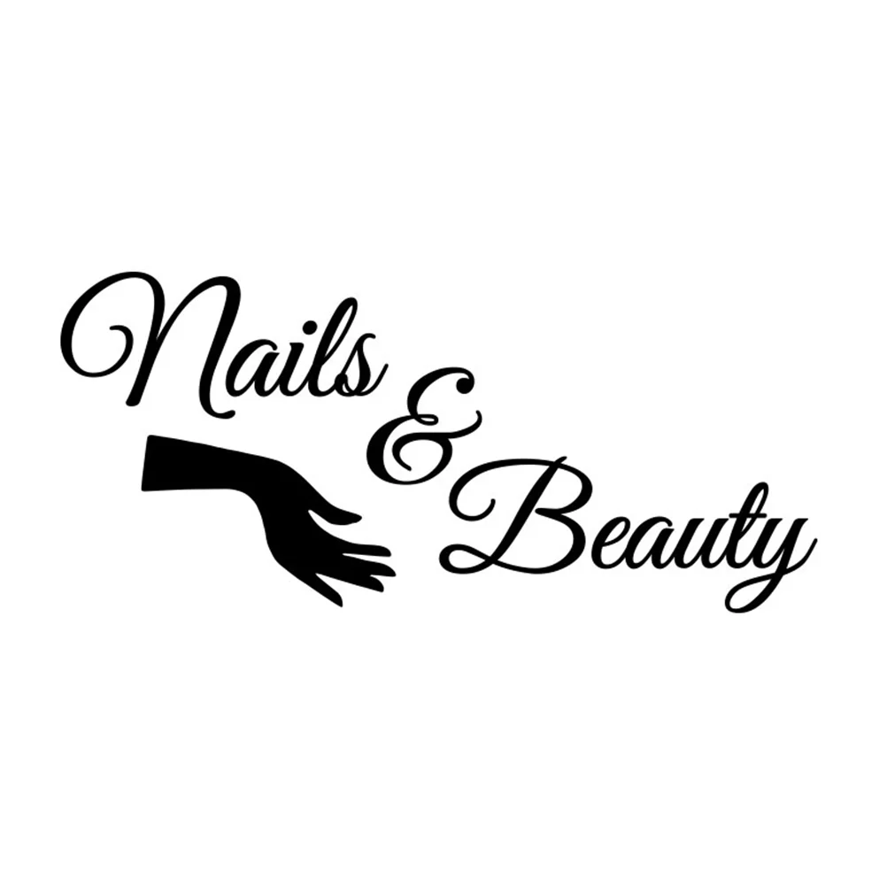 

Nail Beauty Salon Wall Sticker Nail Shop Hand Spa Nail Wall Decals
