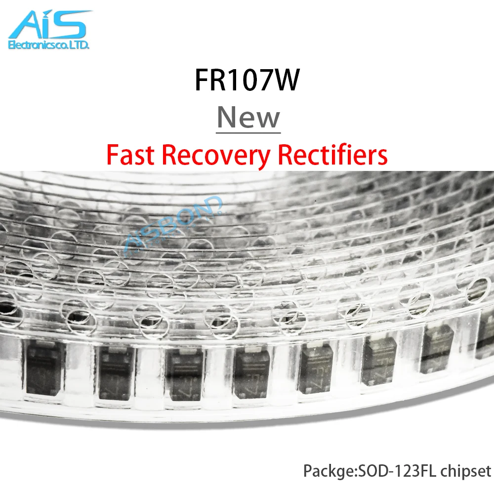 

100 шт./лот Новый FR107W FR107 маркировка F7 поверхностное крепление быстросъемные выпрямители SOD123 диоды SOD-123FL