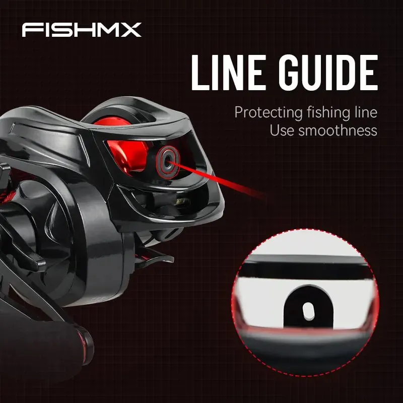 Катушка для литья поддельной приманки Fishmx рыбалки на океанской лодке легкая