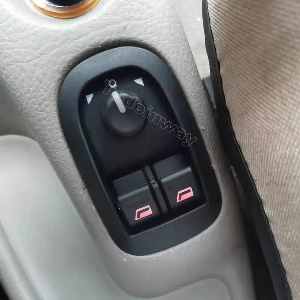Фото Rear Door Switch Electric Power Window Lifter Mirror Control Button For Peugeot 206 CC 306 2000-2010 car accessories 6554.WA №1
