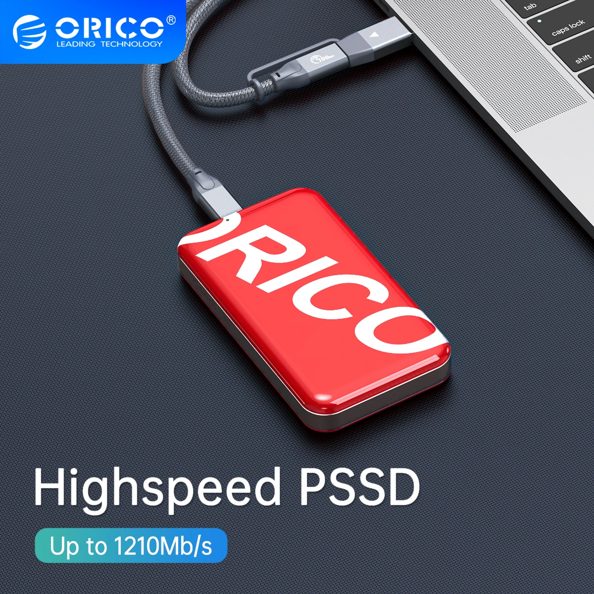 ORICO SUPRE Portable SSD 10Gbps External Solid State Drive 2TB 1TB 256GB 512GB USB 3.2 Gen 2 Type- C PSSD for Laptop Notebooks