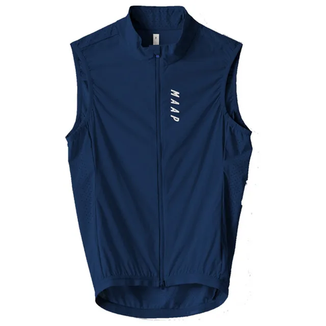 MAAP 2022 Summer Men New Cycling Vest Windproof Running Vest MTB Bike Mesh Fabric Breathable Clothes Sleeveless Cycl