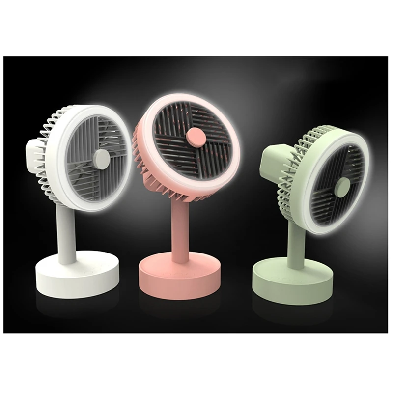 Office Desktop USB Student Desktop Small Fan Charging Simple Brushless Silent Electric Fan