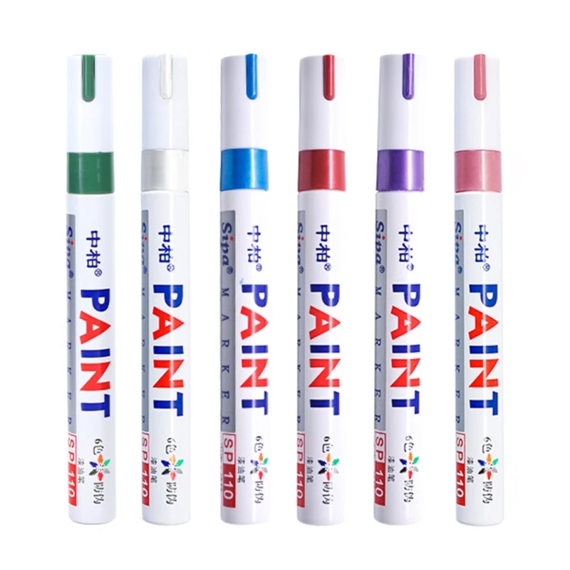 

Waterproof Paint Marker Precise Paint Marker Work on Glass, Mugs, DIY Craft for Halloween, Easter, Birthday Holiday Fine Point