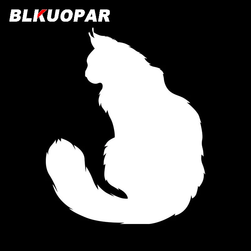 

BLKUOPAR силуэт Персидского кота Автомобильная наклейка высечка винил простая Солнцезащитная наклейка устойчивая к царапинам автомобильные аксессуары оригинальная графика