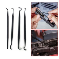 4pcs multipurpose car detailing cleaning tool accessories wire and 4 nylon picks pick and brush set double headed finished