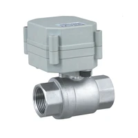 dn15 dn20 dn25 mini electric actuator control full weld ball valve with manual gas water heater valve