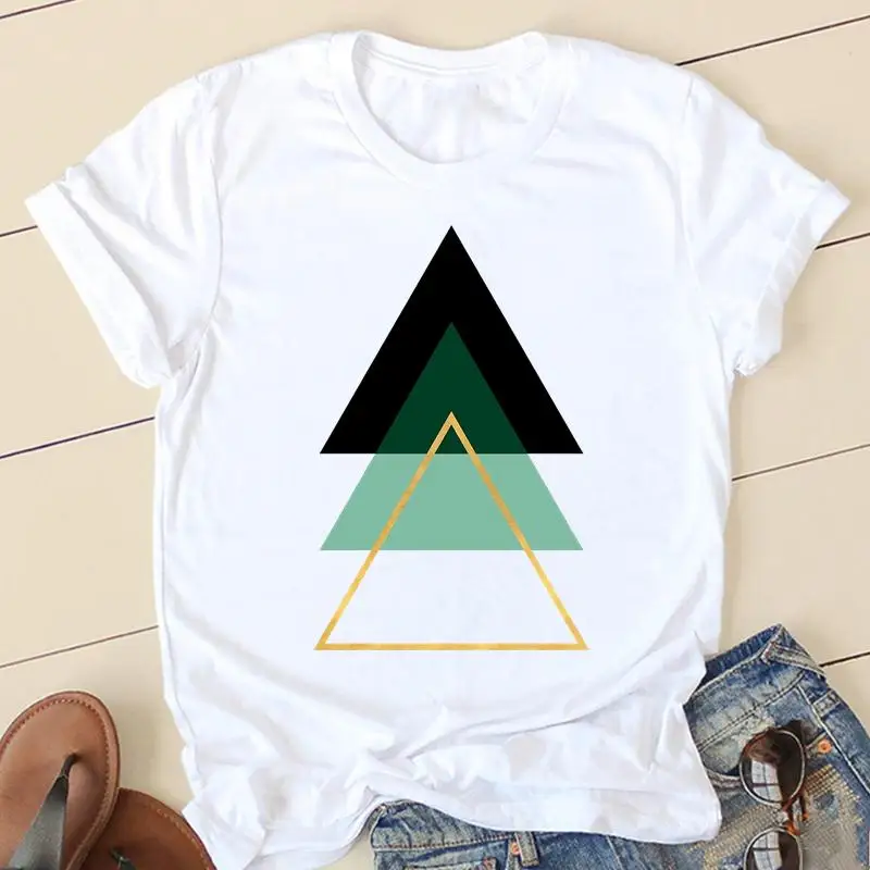 

Women T-shirts Nice Printing 2022 Cartoon Clothes Spring Summer Female Tee Abstract Short Sleeve Ladies Fashion Graphic Tshirt
