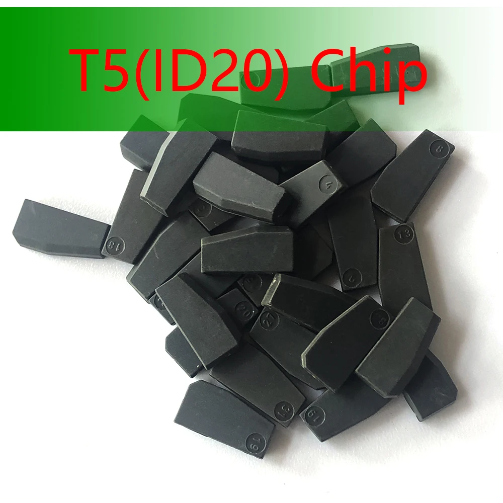 

10 20 50pcs Original Car Key Chip T5 ID20 Carbon Chip Auto Transponder Chip / T5 ID20 Ceramic Chip / T5 (ID20) PCB Chip