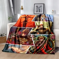 best art sun wukong monkey king flannel blanket decorations for home and cozy throws for beddingcouch and gift picnic blankets