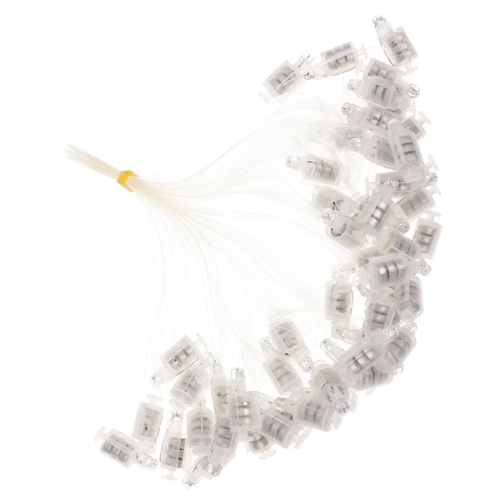 

50 Pcs LED Decor Balloon Lights Small Mini Glowing Toy 15X3.5X2.5CM Party Colorful Plastic Decoration Child