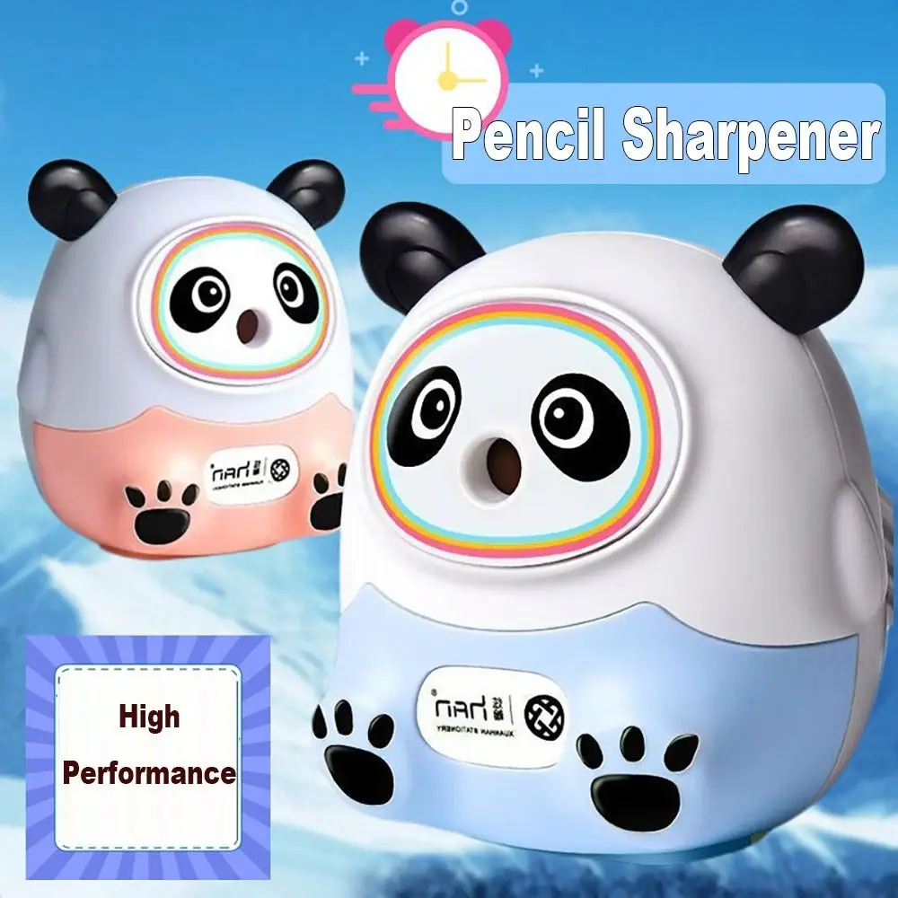 Sharpener Student Supplies Stationery Automatically Enters Lead Cute Panda Creative Sharp Blade Office