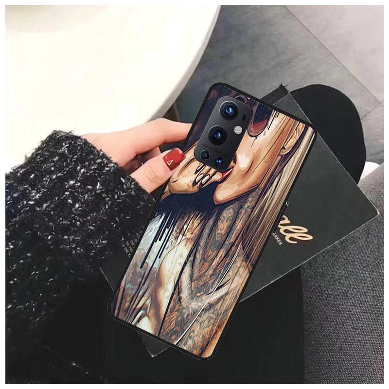 sexy sleeve tattoo girl phone case for oneplus 7 7t pro 8 8pro 8t 9 pro 9r 9rt nord2 oneplus n100 n10 n200 nord ce free global shipping
