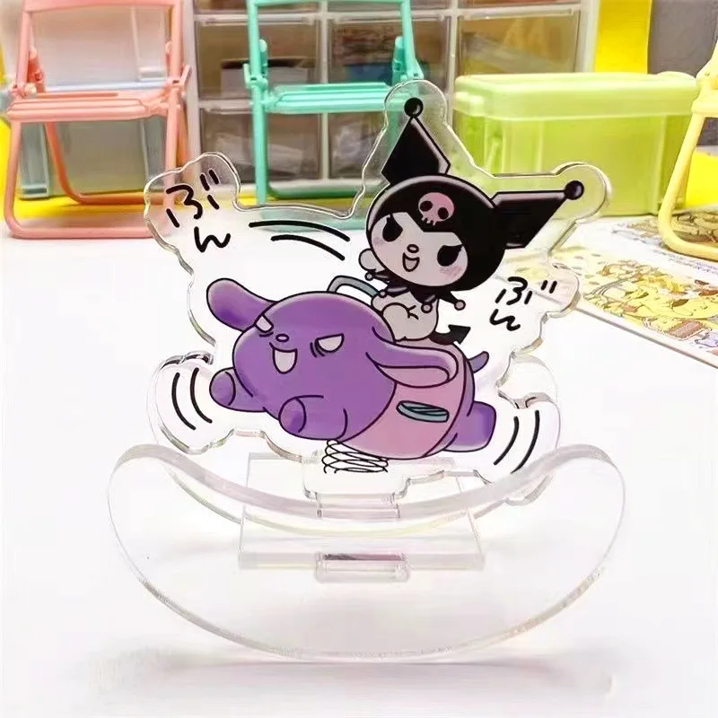 

Kawaii Cartoon Sanrio Cute Kuromi Baku Acrylic Creative Periphery Desktop Decoration for Birthday Gifts To Friends and Students