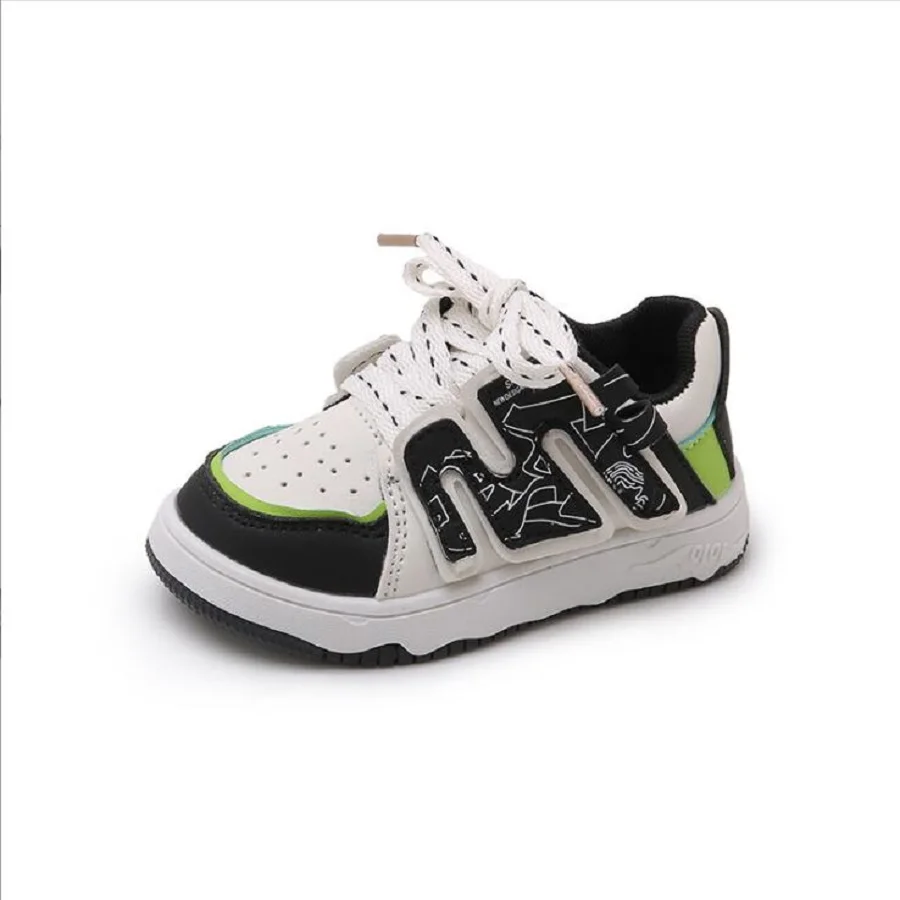 2023 Autumn New Style Graffiti Casual Shoes For Boys Girls Medium Large Baby Basketball Shoes