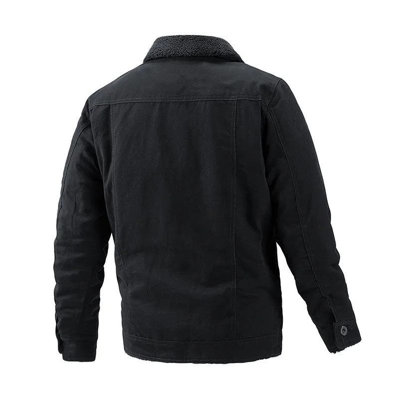 Мужская повседневная куртка-карго MORUANCLE теплая зимняя уличная тактическая парка