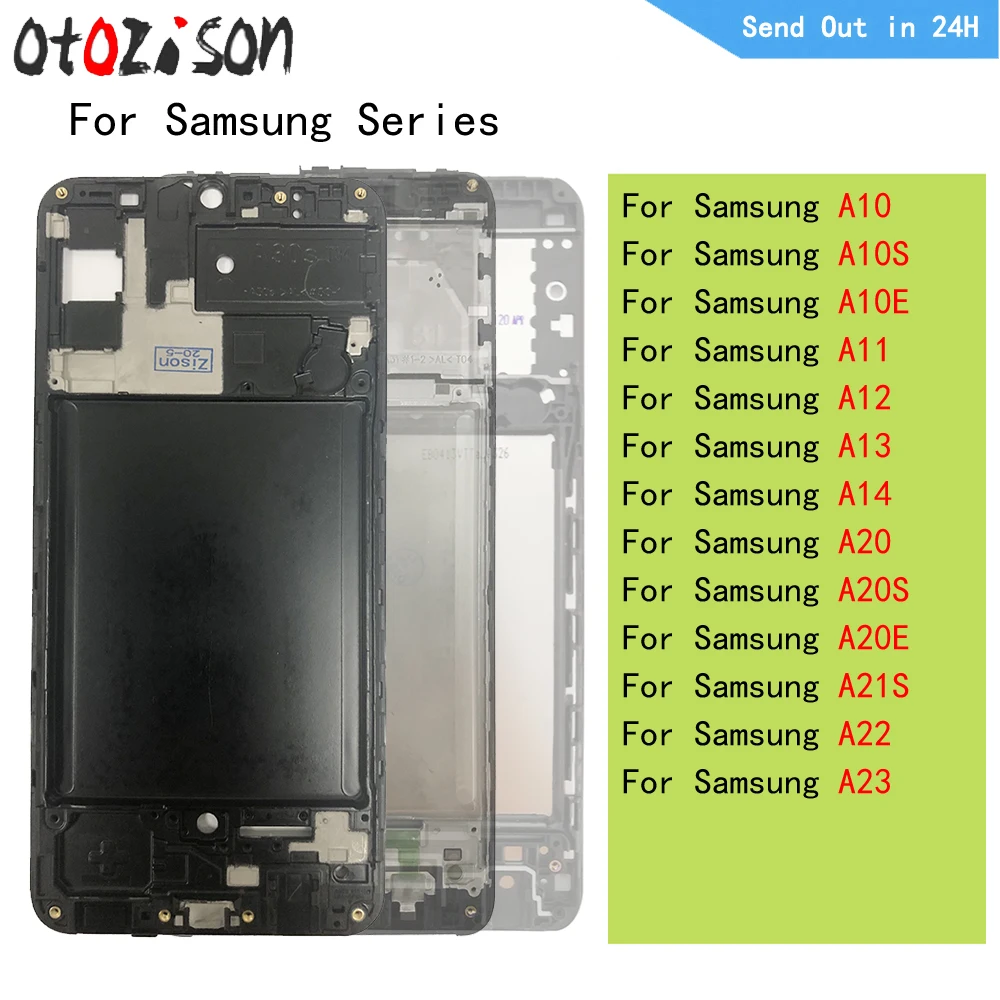 Корпус средняя рамка ЖК-панель для Samsung Galaxy A10 A11 A12 A13 A14 A20 A21 A22 A23 A20S A20E