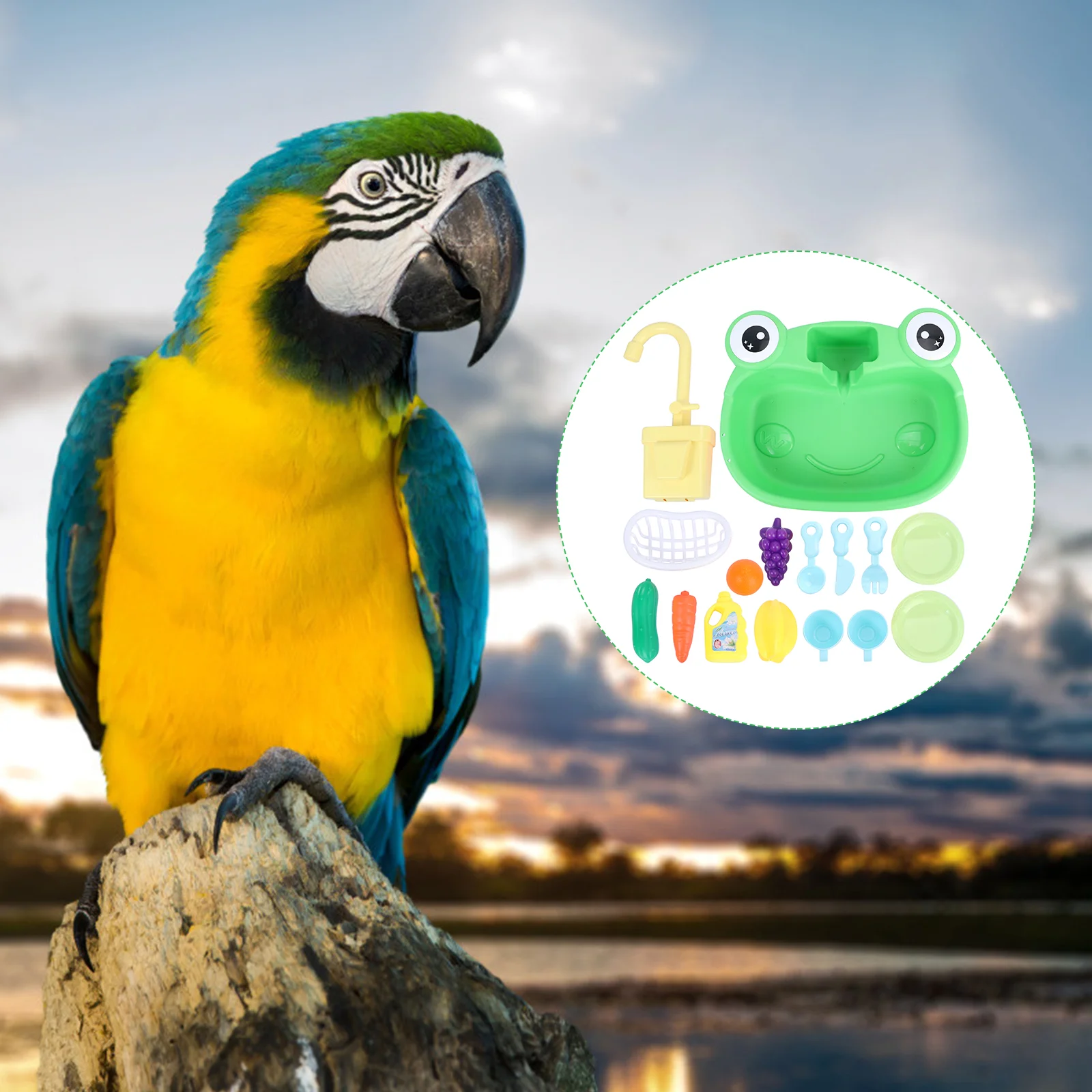 

Bird Parrot Bath Cage Tub Shower Bathing Accessories Pet Bathtub Box Supplies Birdbath Parakeet Cockatoo Toy Automatic Cleaner