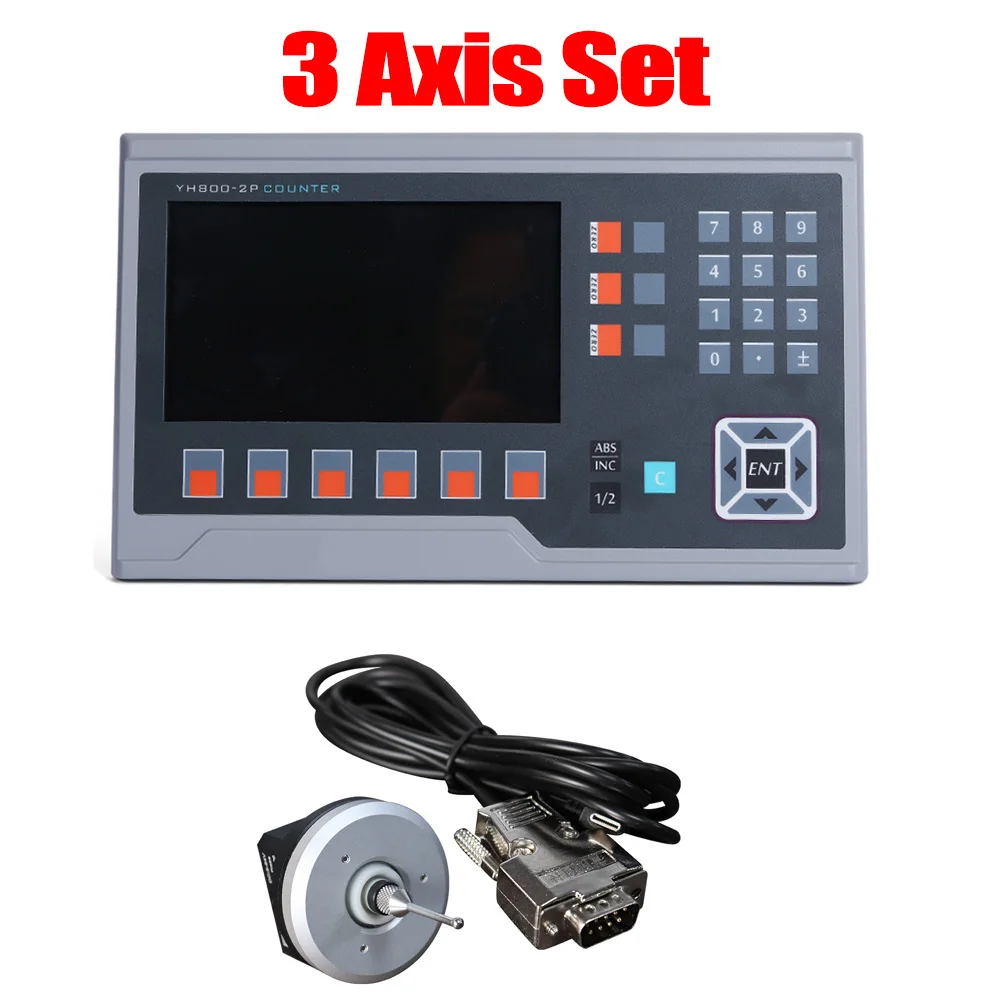 

3D зонд Touch RPM Dro 2 3 4 Axis YH800-2P YH800-3P большой ЖК-дисплей 7 дюймов дисплей 14 языков металлический корпус