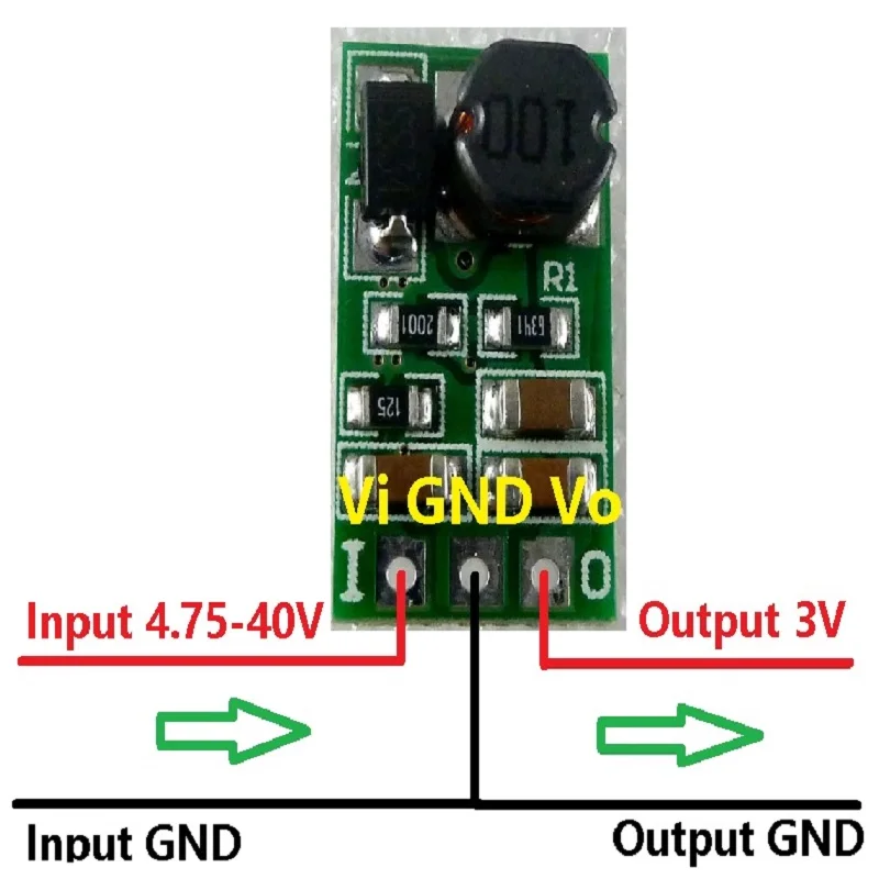 Dd4012sb _ 3V 1A DC-DC понижающий модуль преобразователя постоянного тока 5 в 6 9 12 В до 3