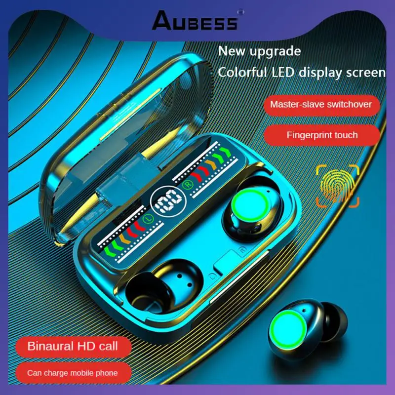 

Intelligent Noise Reduction Fingerprint Chip 5.3 Portable Led Digital Display Sound Quality Small Fully Compatible Wireless