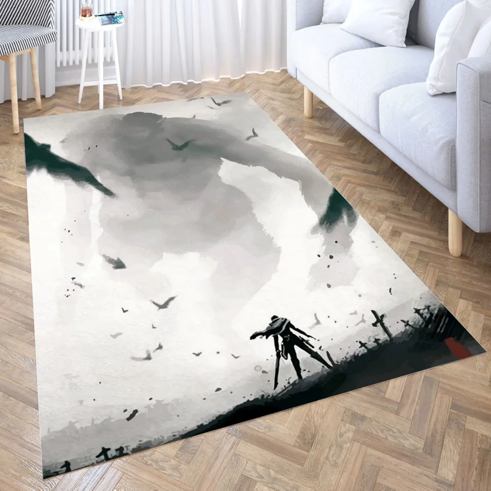 

Attack On Titan New Pattern Floor Mat Door Mat Big Baby Crawl Carpet Non-slip Sheet Bedroom Living Room Home Decora