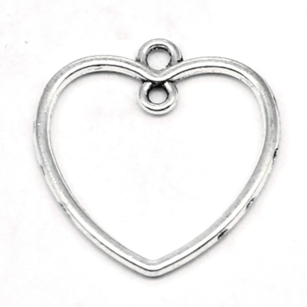 

Skeleton Love Charm For Making Jewelry Diy Finding 100pcs 22x23mm