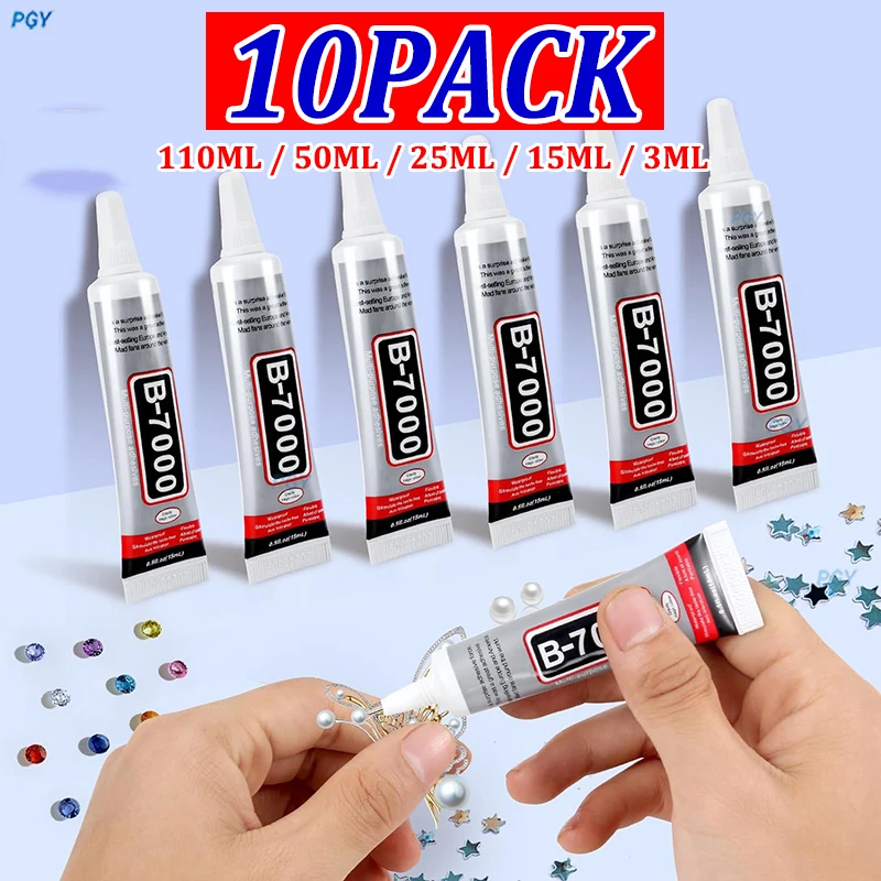 Прозрачный клей B7000 для ремонта контактных телефонов 10/5/1 шт