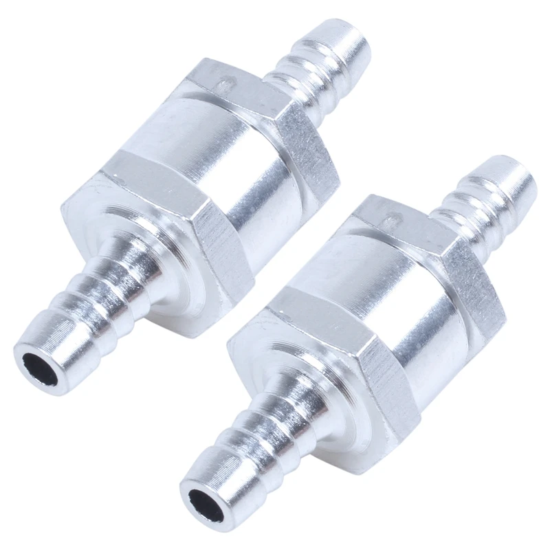 

2X Check Valve Fuel Crude Oil Engine Valve Aluminum (8Mm)