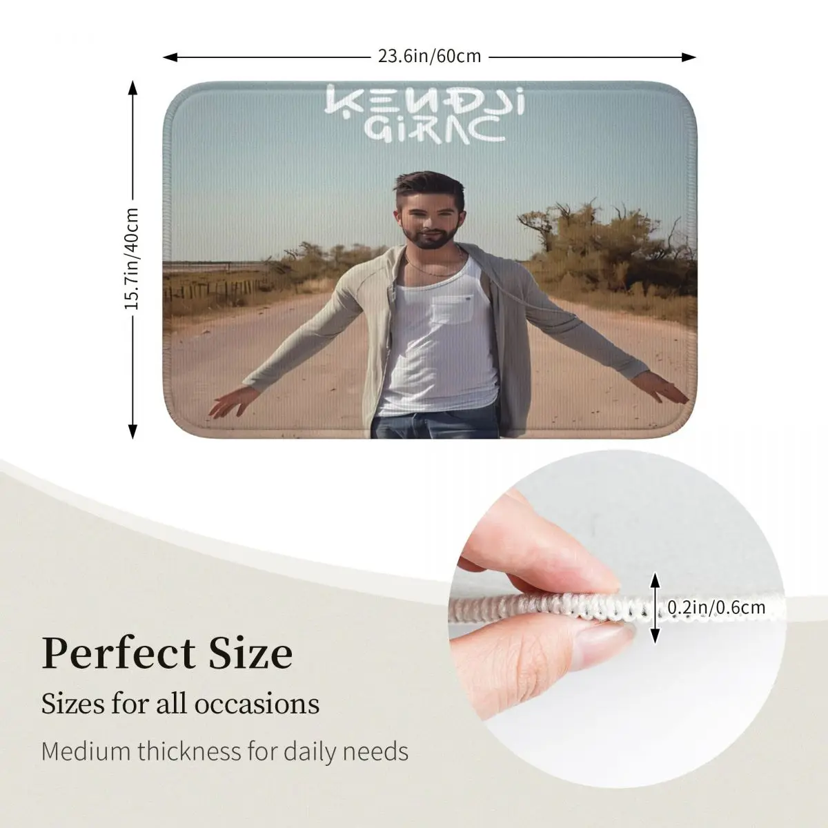 Kendji Girac Коврики для унитаза ванной Коврик Ковер Плитка