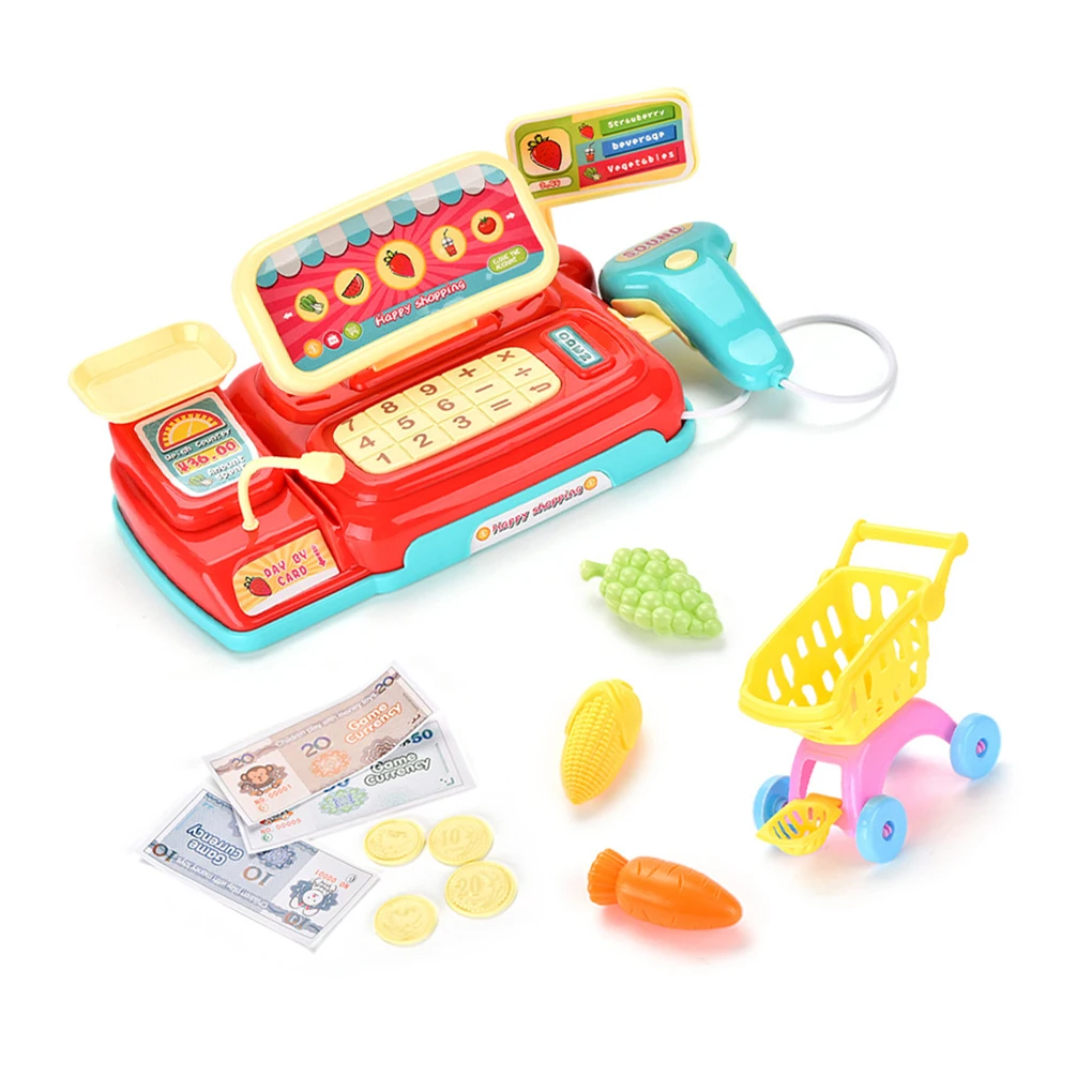

Кассовый аппарат ручная способность с светильник калькулятор игрушки развлечения детские принадлежности обучающая игрушка симулятор Касса
