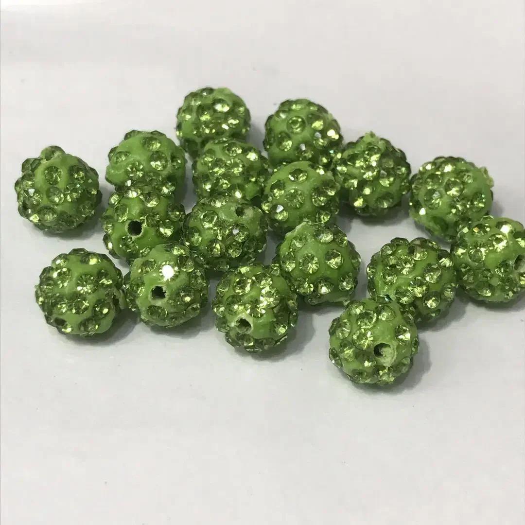 Colorful 10mm Full Drill Ceramic Beads Soft Clay Ball Amazon Chest Pin Sweater Chain Island DIY Handcraft Material