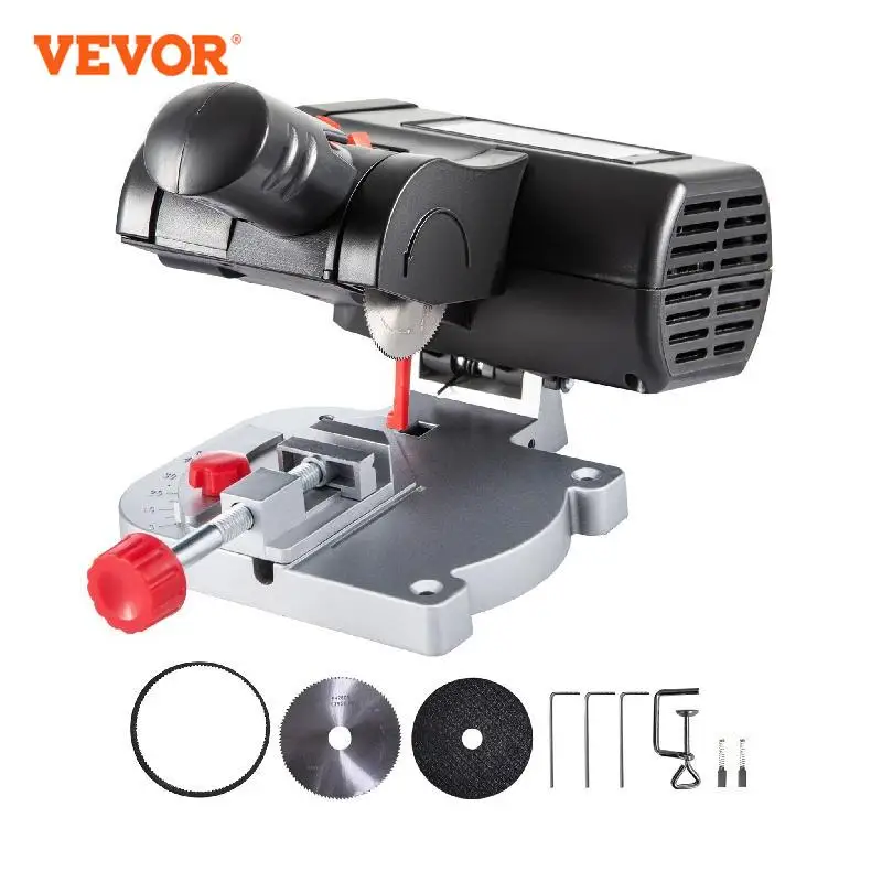 VEVOR Mini Miter Cut-off Chop Saw 0-45° Home DIY Benchtop T