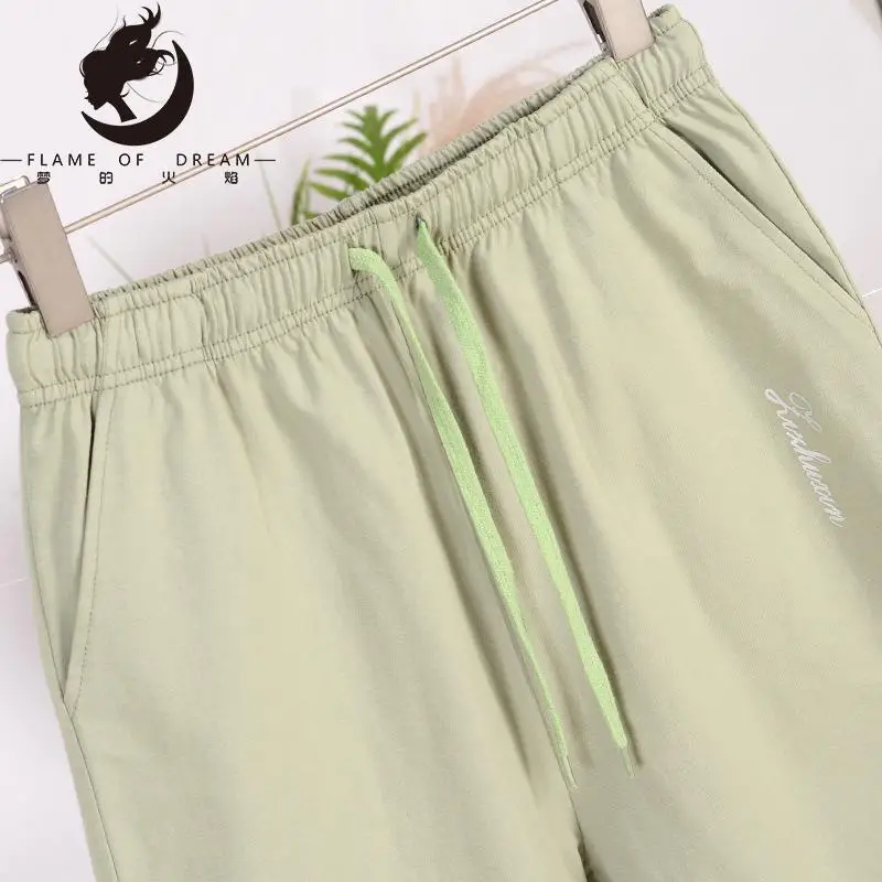 Flame Of Dream Spring And Summer Pajamas Cotton Home Pants Men's Pajamas  Large Pajamas Home Shorts Men 221081