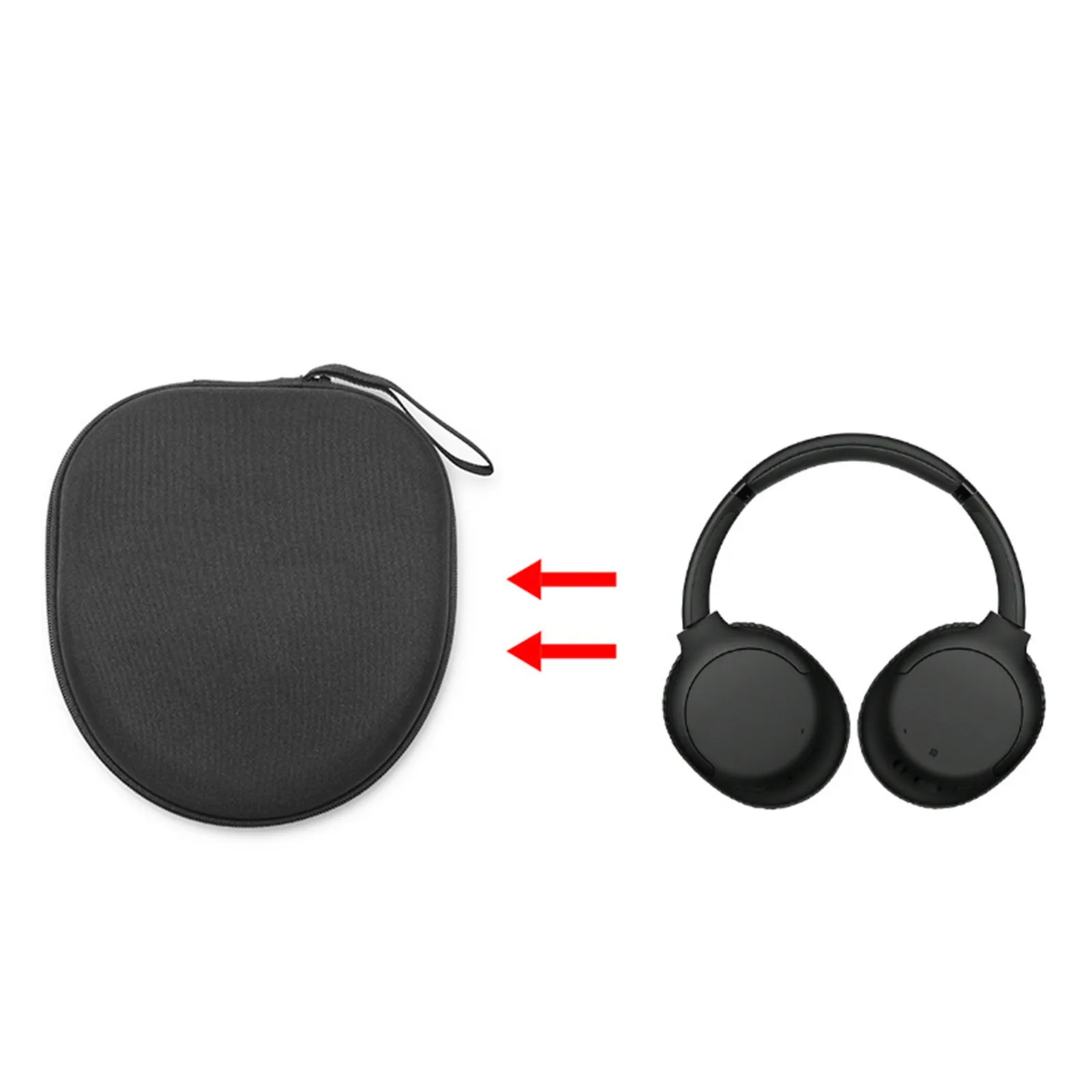 

Cord Suitable For SONY WH CH710N Waterproof Portable Wired Game Mechanical Mouse Storage Portable Protection Bag