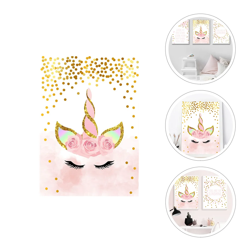 

1pc Frameless Wall Painting Canvas Frameless Wall Hanging Decor Wall Painting