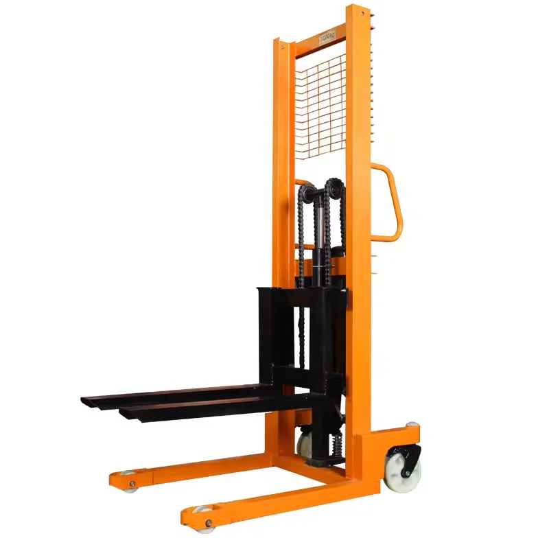 

Manual Pallet Stacker 1000kg 2000kg 3000kg 1600mm Heigh Range Hand Hydraulic Forklift Lifting Pallet Truck
