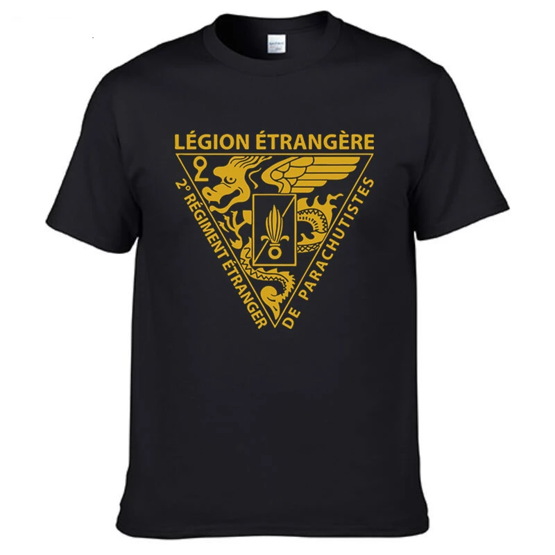 

French Foreign Legio Etrangere Paratrooper Regiment T Shirt. Short Sleeve 100% Cotton Casual T-shirts Loose Top Size S-3XL