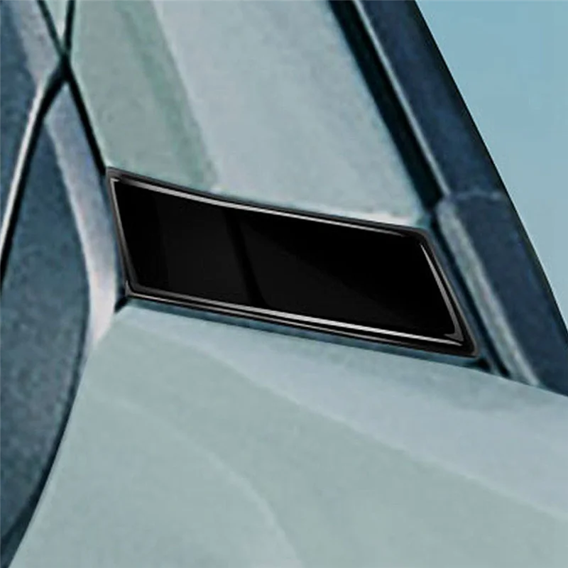 Ярко-черная внешняя стойка передняя боковая панель окна накладка декоративная
