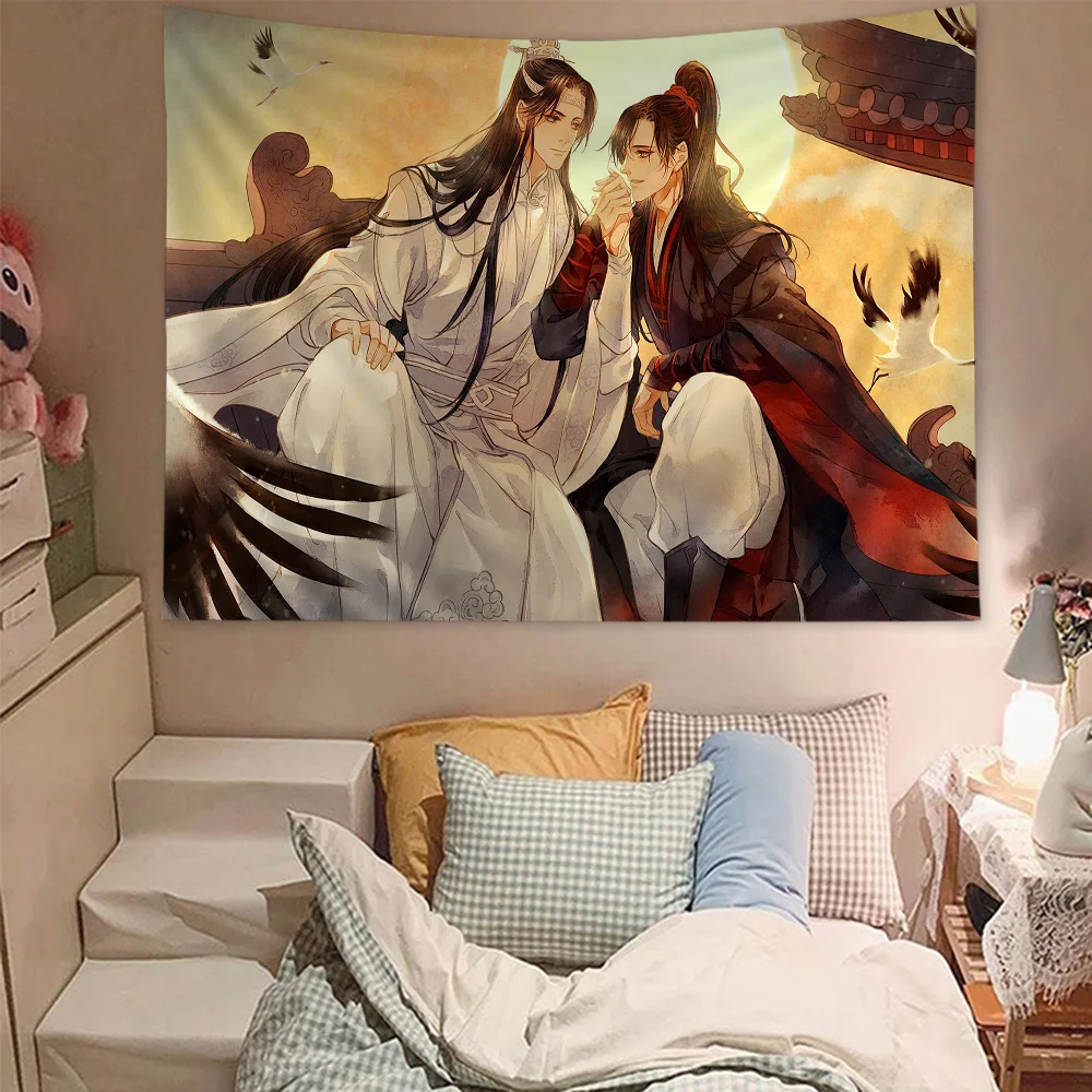 Гобелен с рисунком МО дао ЗУ Ши гобелен богемные настенные гобелены Мандала