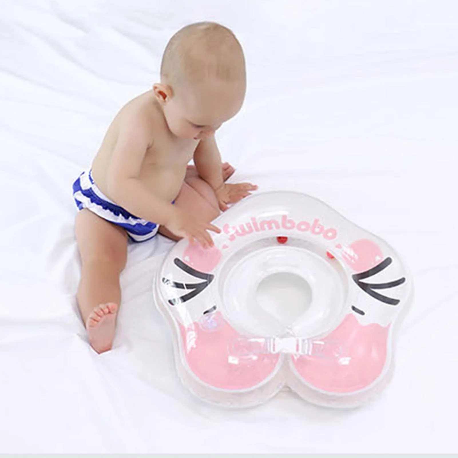 Спасательный круг для новорожденных детей плавательный шеи спасательный