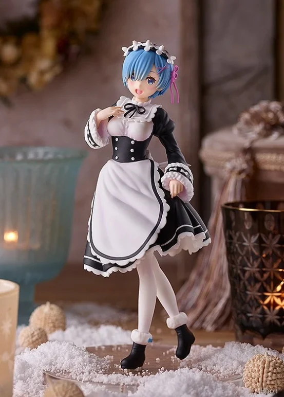 Фото В наличии: Фигурки GSC POP UP PARADE Re:Zero - Жизнь в другом мире с нуля: Снежные воспоминания REM - Игрушки, модели, подарки №5