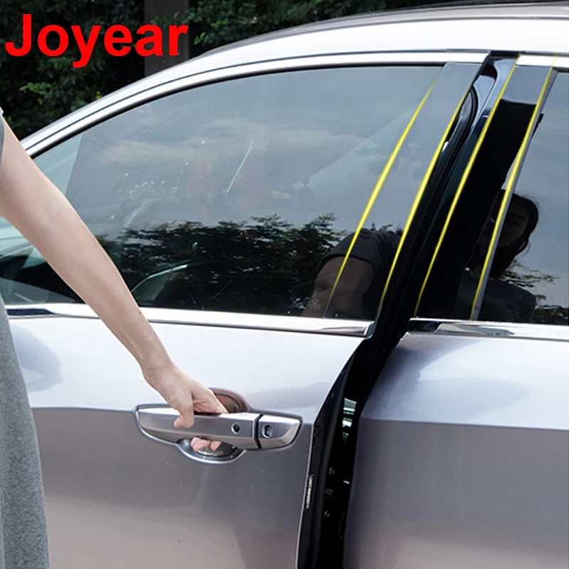 

For Honda Civic 10th 2016-2020 Window Center Pillar Anti-scratch Wear-resistant PC Exterior Protective Accessories