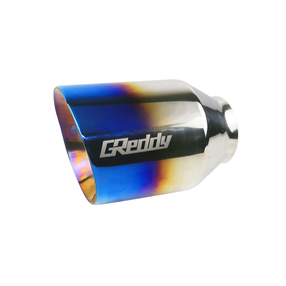 Наконечник выхлопной трубы автомобиля из нержавеющей стали 51 мм 63 наклонный