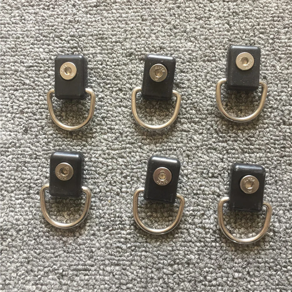 

Brand New Kayak D-Rings Boat D-Rings 12pcs ABS+stainless Steel Height:0.34in Length:1.16in Thread: M6 Wide:0.82in